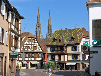 Obernai, Alsace, september 2006