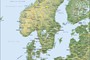 Norge og Sverige, Oversigtskort, september 1999.