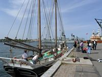 »Skibladner II« ved Bradbænken på Nyholm, København, maj 2008.