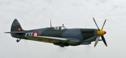 Supermarine »Spitfire« L.F. Mk. IXe fra 1948, Danmarks Flymuseum, Stauning, september 2011.